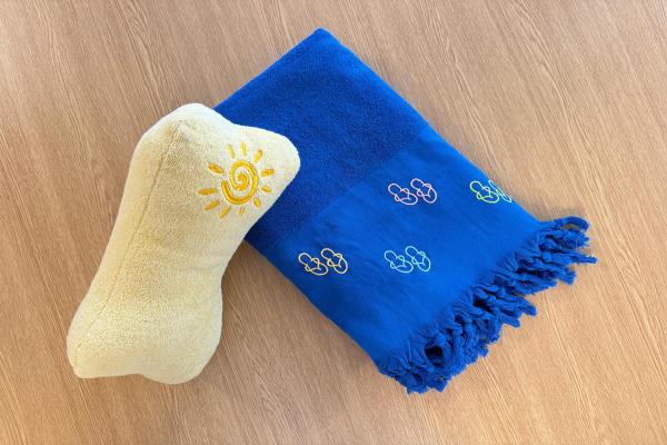 Flip Flop and Sun Towel & Pillow Set